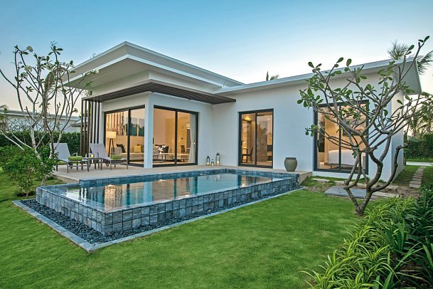 Meliá Ho Tram Beach Resort - Wohnbeispiel The Level 1BR Lakefront Pool Villa (Zimmercodierung VL5)