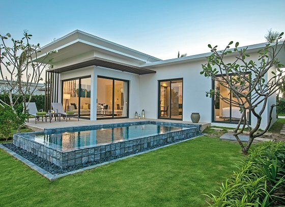 Meliá Ho Tram Beach Resort - Wohnbeispiel The Level 1BR Lakefront Pool Villa (Zimmercodierung VL5)