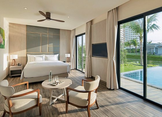Meliá Ho Tram Beach Resort - Wohnbeispiel The Level 2BR Lakefront Pool Villa (Zimmercodierung VL2)