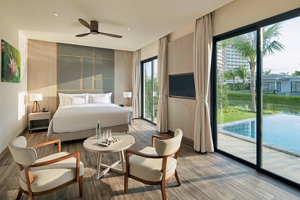 Meliá Ho Tram Beach Resort - Wohnbeispiel The Level 2BR Lakefront Pool Villa (Zimmercodierung VL2)