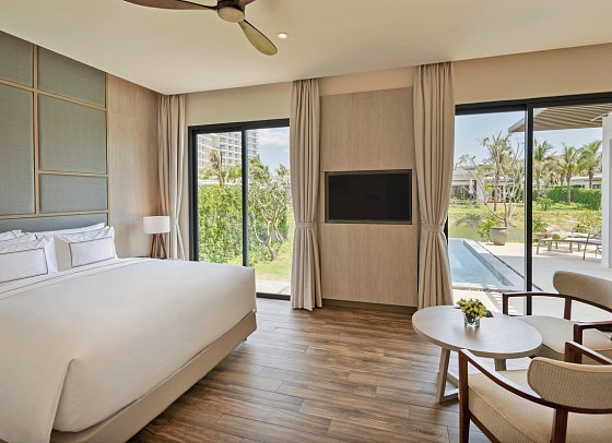 Meliá Ho Tram Beach Resort - Wohnbeispiel The Level 2BR Lakefront Pool Villa (Zimmercodierung VL2)