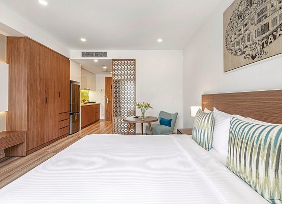 T-Ritz Saigon Hotel & Apartment - Wohnbeispiel Studio (Zimmercodierung SB1)