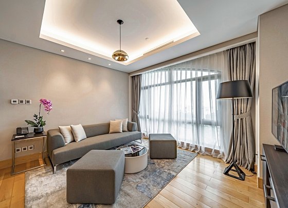 Sherwood Suites Saigon - Wohnbeispiel Studio Suite (Zimmercodierung WB1)