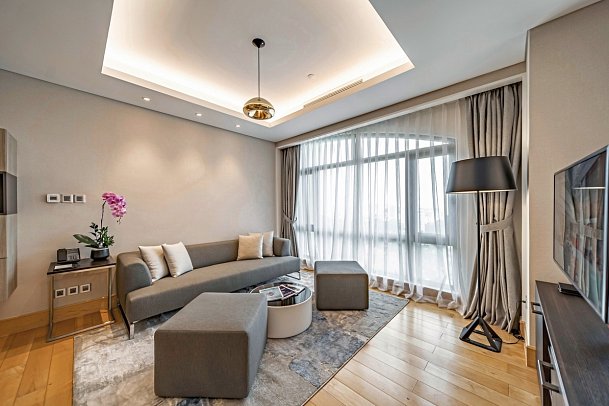 Sherwood Suites Saigon - Wohnbeispiel Studio Suite (Zimmercodierung WB1)