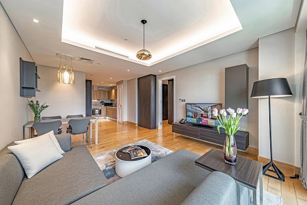 Sherwood Suites Saigon - Wohnbeispiel Premier Suite (Zimmercodierung WM1)
