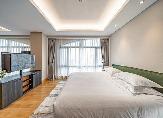 Sherwood Suites Saigon - Wohnbeispiel Studio Suite (Zimmercodierung WB1)