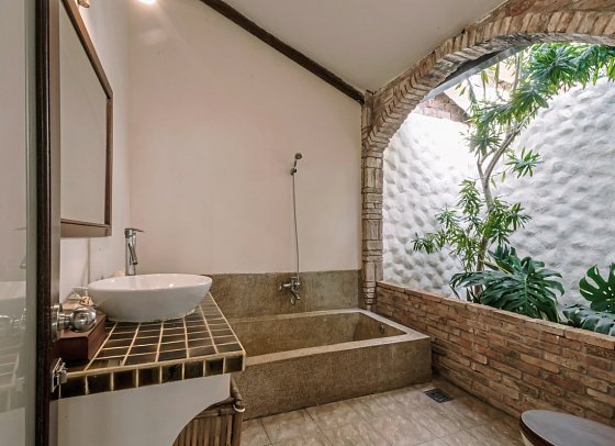 Ho Tram Beach Boutique Resort & Spa - Badbeispiel Deluxe Garden Bungalow (Zimmercodierung BDG)