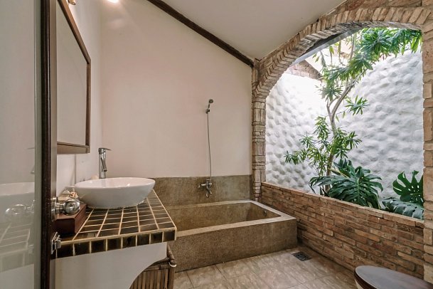 Ho Tram Beach Boutique Resort & Spa - Badbeispiel Deluxe Garden Bungalow (Zimmercodierung BDG)