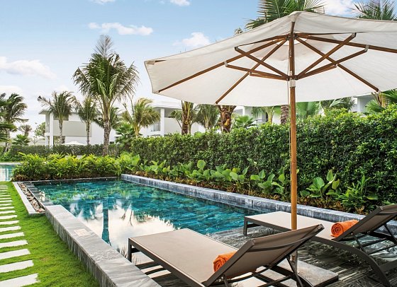 Angsana Ho Tram - Wohnbeispiel Pool Suite (Zimmercodierungen WB1 & WB2)