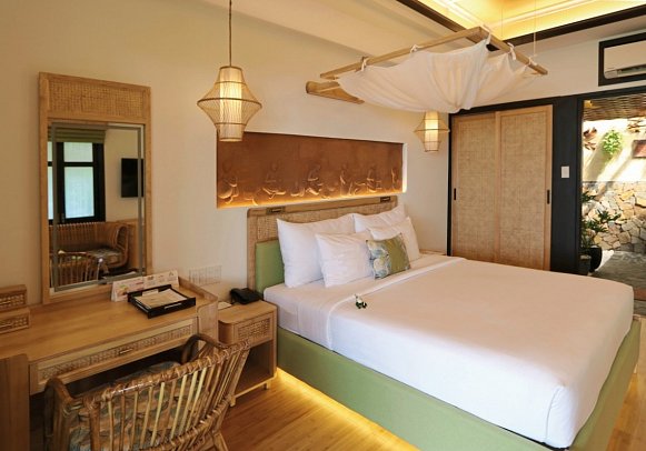 Bamboo Village Beach Resort & Spa - Wohnbeispiel Serene Elite Beach Front Bungalow (Zimmercodierung BBO)