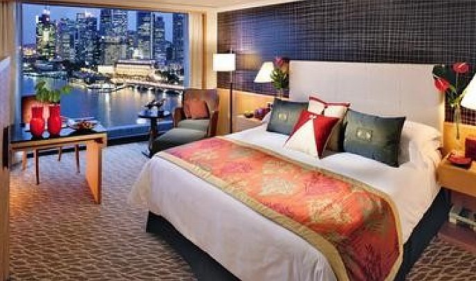 Mandarin Oriental, Singapore - Wohnbeispiel Marina Bay View Room (Zimmercodierung ULH)