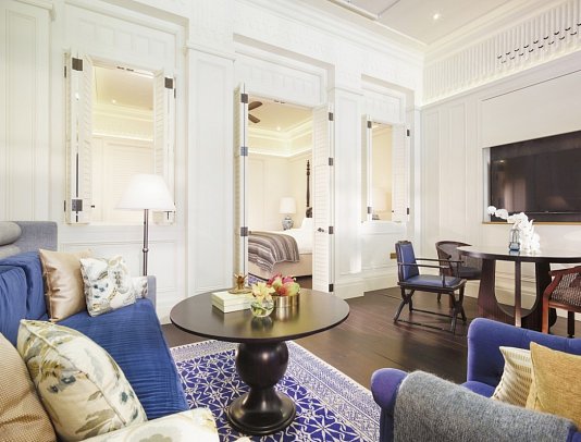 Raffles Singapore - Wohnbeispiel Palm-Court-Suite (Zimmercodierung WB2)