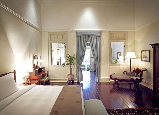 Raffles Singapore - Wohnbeispiel Palm Court Suite (Zimmercodierung WB2)