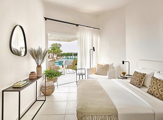 Domes Noruz Kassandra - Wohnbeispiel Doppelzimmer Premium Poolblick Upbeat Haven (Zimmercodierung DMP)