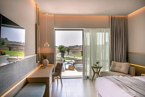 Ammoa Luxury Hotel & Spa Resort - Wohnbsp. Dopperlzimmer Deluxe Privatpool seitl. Meerbl. (Zimmercodierung DD3)