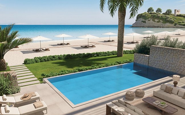 Sani Asterias - Two Bedroom Residence Private Pool Beach Front (Zimmercodierung W7O)
