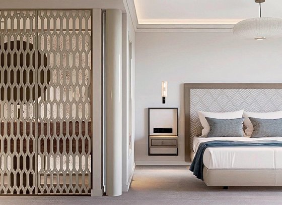 Aegean Melathron - Wohnbeispiel Doppelzimmer Deluxe Meerblick (Zimmercodierung DDM)