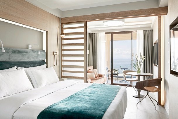 Anthemus Sea Beach Hotel & Spa - Wohnbsp. Doppelzi. Sup. Pool- u. Meerblick (Zimmercodierung DSM)