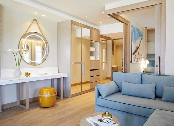 Anthemus Sea Beach Hotel & Spa - Wohnbeispiel Suite Meeresfront (Zimmercodierung WBO)