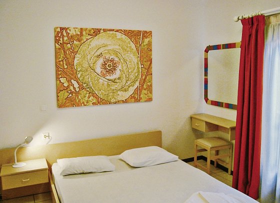 Elia Appartements Afitos - Wohnbeispiel Appartement 2 Schlafzimmer (Zimmercodierung OB1)