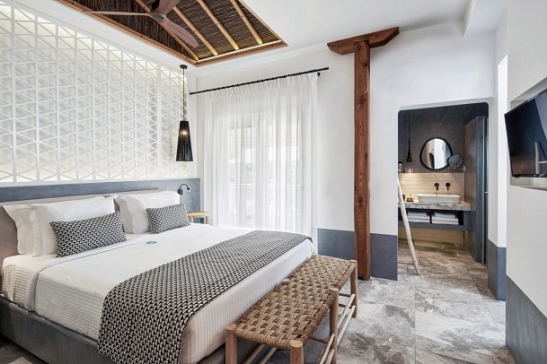 Antigoni Seaside Resort - Wohnbeispiel Deluxe-Zimmer