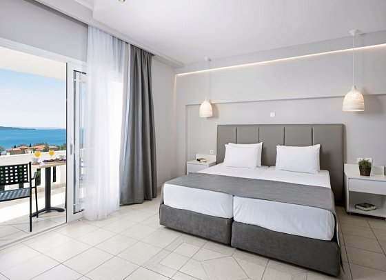 Hotel Alexandros Palace - Wohnbeispiel Juniorsuite Meerblick (Zimmercodierung JBM)