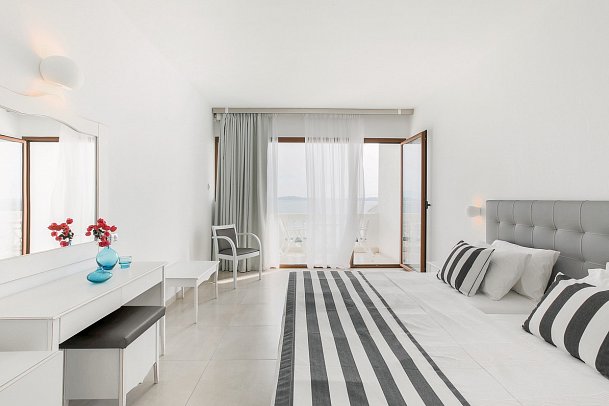 Akti Ouranoupolis - Wohnbeispiel Doppelzimmer Meerblick (Zimmercodierung DBM)