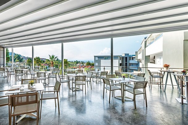 Hotel Kriopigi - Terrasse Restaurant Eleni