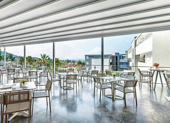 Hotel Kriopigi - Terrasse Restaurant Eleni