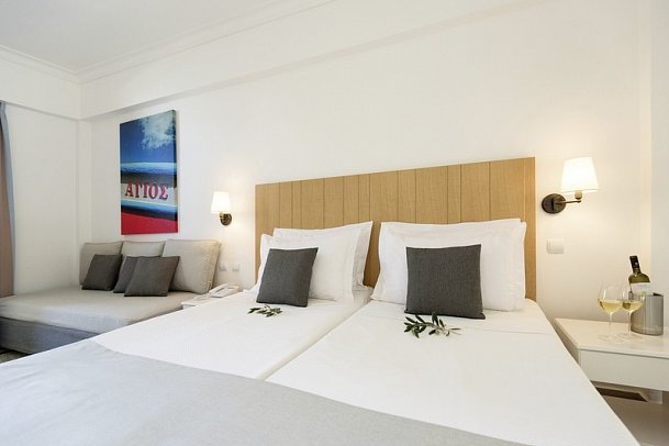 Samaina Inn - Wohnbeispiel Doppelzimmer Gartenblick (Zimmercodierung D1G)