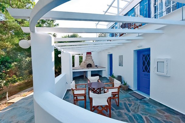 Limnionas Bay Village - Beispiel Terrasse (Zimmercodierung WB1)