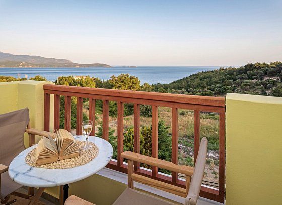 Naftilos Boutique Hotel - Beispiel Balkon (Zimmercodierung DSM)