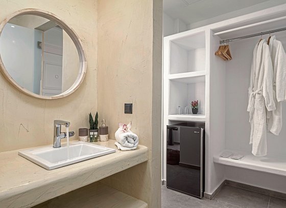 Naftilos Boutique Hotel - Beispiel Bad (Zimmercodierung DSM)