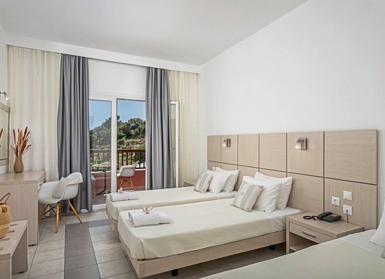 Naftilos Boutique Hotel - Wohnbeispiel Doppelzimmer Meerblick (Zimmercodierung D1M)