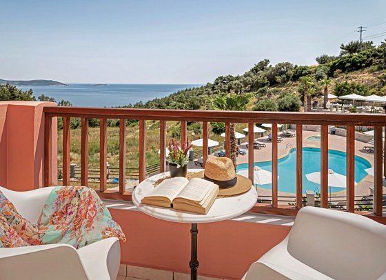 Naftilos Boutique Hotel - Beispiel Balkon (Zimmercodierung D1M)