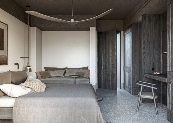 Nirema Hotel & Spa - Modellbild Wohnbeispiel Doppelzimmer Deluxe Meerblick (Zimmercodierung DDM)