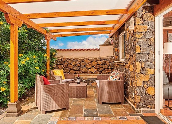 Finca Hermosilla - Wohnbeispiel Bungalow 2 Schlafzimmer Privatpool (Zimmercodierung BX6)