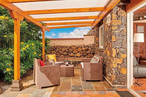 Finca Hermosilla - Wohnbeispiel Bungalow 2 Schlafzimmer Privatpool (Zimmercodierung BX6)