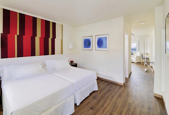 H10 Taburiente Playa - Wohnbeispiel Suite Meerblick (Zimmercodierungen W1M & WBM)