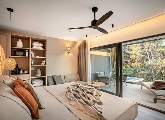 Valamar Amicor Resort - Wohnbeispiel Villa für 2 plus 1 mit Jacuzzi (Zimmercodierung VB1)