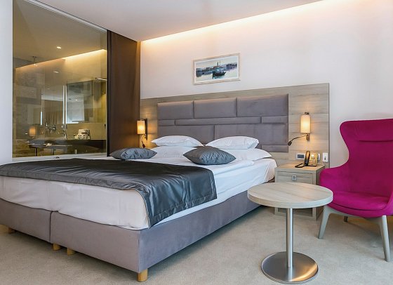 Plaza Duce - Wohnbeispiel Doppelzimmer Deluxe Meerblick (Zimmercodierung DDM)