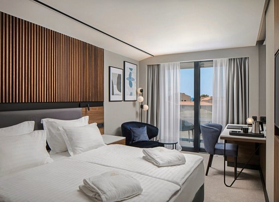 Boutique Hotel Noemia - Wohnbeispiel Doppelzimmer Balkon (Zimmercodierung DB2)
