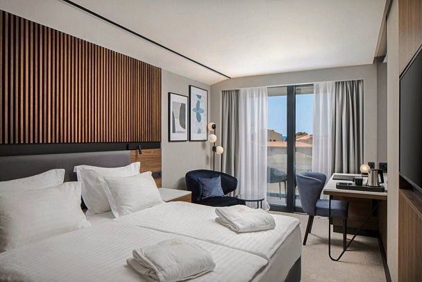 Boutique Hotel Noemia - Wohnbeispiel Doppelzimmer Balkon (Zimmercodierung DB2)