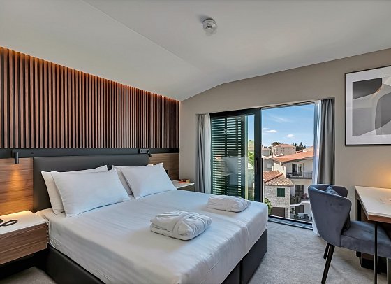 Boutique Hotel Noemia - Wohnbeispiel Familienzimmer Verbindungstür (Zimmercodierung FV1)