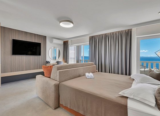 Laurentum - Wohnbeispiel Doppelzimmer Superior Meerblick (Zimmercodierung DSM)
