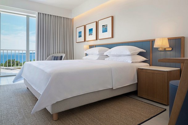 Bluesun Hotel Marina - Wohnbeispiel Doppelzimmer Meerseite (Zimmercodierungen DBC, DC3 & EBC)