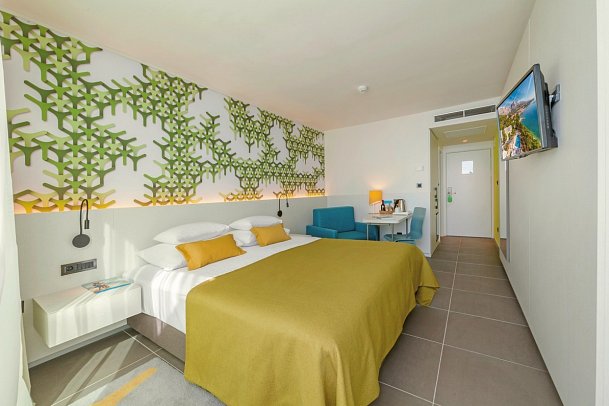 Bluesun Hotel Berulia - Wohnbeispiel Doppelzimmer Nebengebäude (Zimmercodierungen DBV, DC4 & EBV)