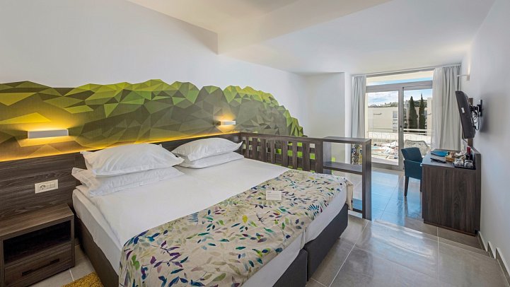 Bluesun Hotel Alga - Wohnbeispiel Doppelzimmer Superior Meerseite (Zimmercodierung DSC)