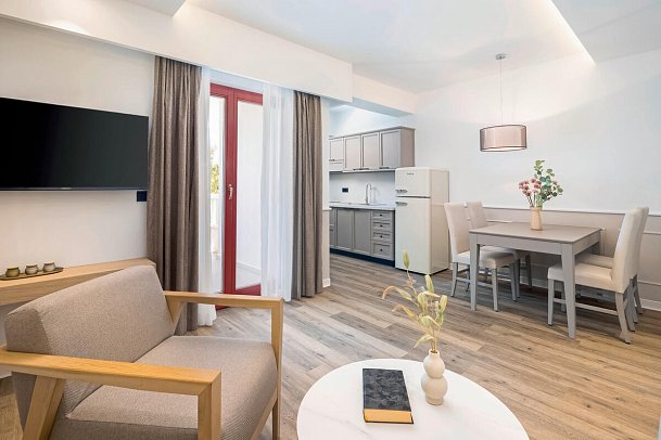 Tamaris Aparthotel - Wohnbeispiel Appartement Premium 1 Schlafzimmer (Zimmercodierung ABM)