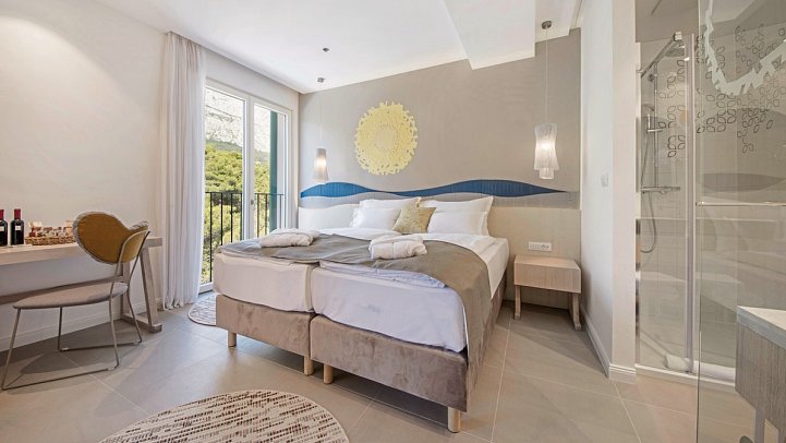 Bluesun Hotel Jadran - Wohnbeispiel Doppelzimmer (Zimmercodierungen DB1 & EB1)